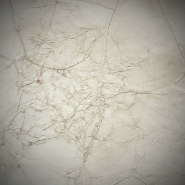 Eski toprak ve kirli lekelerle dolu bir arka plan. Boş eski kağıt çarşaf. Eski ve antika sanat konsepti. Karton, taş, beton ya da doğal mermer gibi desen.