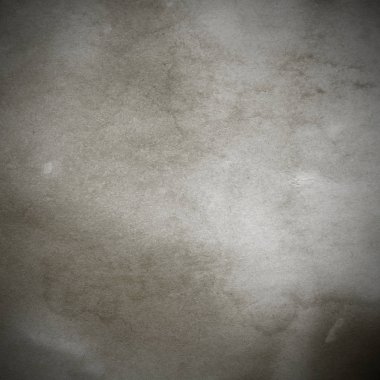 Eski toprak ve kirli lekelerle dolu bir arka plan. Boş eski kağıt çarşaf. Eski ve antika sanat konsepti. Karton, taş, beton ya da doğal mermer gibi desen. 