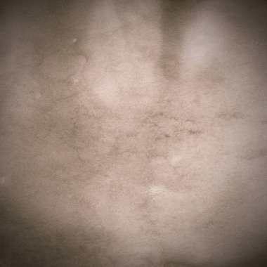 Eski toprak ve kirli lekelerle dolu bir arka plan. Boş eski kağıt çarşaf. Eski ve antika sanat konsepti. Karton, taş, beton ya da doğal mermer gibi desen