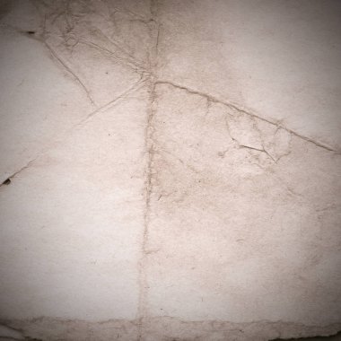 Eski toprak ve kirli lekelerle dolu bir arka plan. Boş eski kağıt çarşaf. Eski ve antika sanat konsepti. Karton, taş, beton ya da doğal mermer gibi desen.