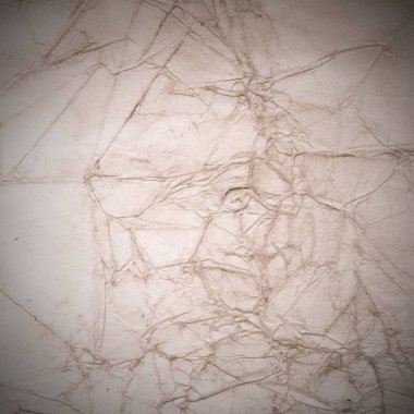 Eski toprak ve kirli lekelerle dolu bir arka plan. Boş eski kağıt çarşaf. Eski ve antika sanat konsepti. Karton, taş, beton ya da doğal mermer gibi desen