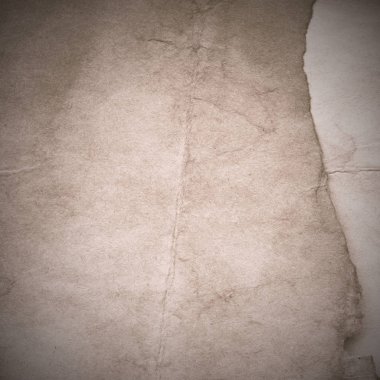 Eski toprak ve kirli lekelerle dolu bir arka plan. Boş eski kağıt çarşaf. Eski ve antika sanat konsepti. Karton, taş, beton ya da doğal mermer gibi desen.