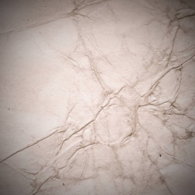 Eski toprak ve kirli lekelerle dolu bir arka plan. Boş eski kağıt çarşaf. Eski ve antika sanat konsepti. Karton, taş, beton ya da doğal mermer gibi desen