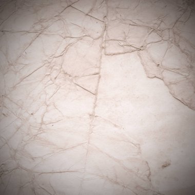 Eski toprak ve kirli lekelerle dolu bir arka plan. Boş eski kağıt çarşaf. Eski ve antika sanat konsepti. Karton, taş, beton ya da doğal mermer gibi desen