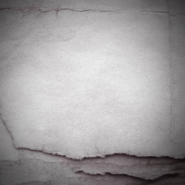 Eski toprak ve kirli lekelerle dolu bir arka plan. Boş eski kağıt çarşaf. Eski ve antika sanat konsepti. Karton, taş, beton ya da doğal mermer gibi desen.