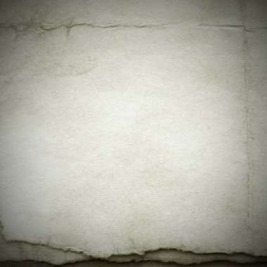 Eski toprak ve kirli lekelerle dolu bir arka plan. Boş eski kağıt çarşaf. Eski ve antika sanat konsepti. Karton, taş, beton ya da doğal mermer gibi desen.