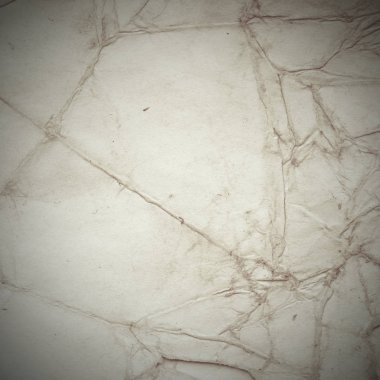 Eski toprak ve kirli lekelerle dolu bir arka plan. Boş eski kağıt çarşaf. Eski ve antika sanat konsepti. Karton, taş, beton ya da doğal mermer gibi desen.