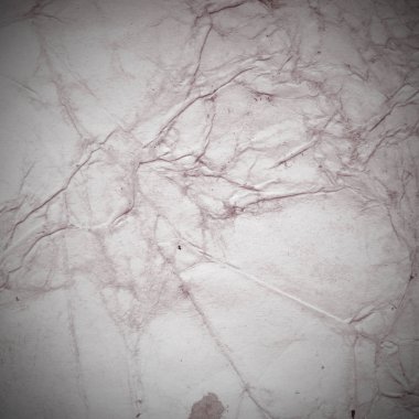 Eski toprak ve kirli lekelerle dolu bir arka plan. Boş eski kağıt çarşaf. Eski ve antika sanat konsepti. Karton, taş, beton ya da doğal mermer gibi desen.