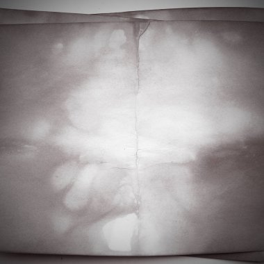 Eski toprak ve kirli lekelerle dolu bir arka plan. Boş eski kağıt çarşaf. Eski ve antika sanat konsepti. Karton, taş, beton ya da doğal mermer gibi desen.