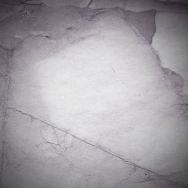 Eski toprak ve kirli lekelerle dolu bir arka plan. Boş eski kağıt çarşaf. Eski ve antika sanat konsepti. Karton, taş, beton ya da doğal mermer gibi desen. 