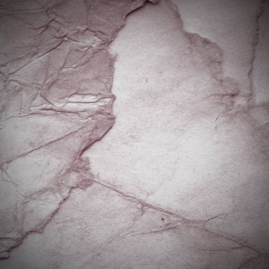 Eski toprak ve kirli lekelerle dolu bir arka plan. Boş eski kağıt çarşaf. Eski ve antika sanat konsepti. Karton, taş, beton ya da doğal mermer gibi desen.