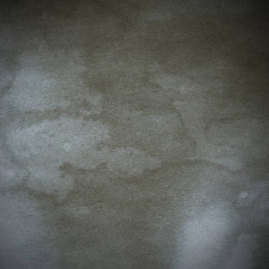 Eski toprak ve kirli lekelerle dolu bir arka plan. Boş eski kağıt çarşaf. Eski ve antika sanat konsepti. Karton, taş, beton ya da doğal mermer gibi desen