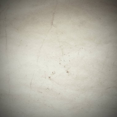 Eski toprak ve kirli lekelerle dolu bir arka plan. Boş eski kağıt çarşaf. Eski ve antika sanat konsepti. Karton, taş, beton ya da doğal mermer gibi desen.