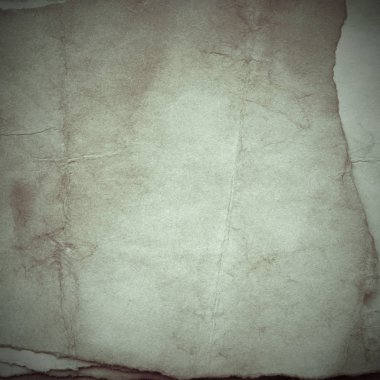 Eski toprak ve kirli lekelerle dolu bir arka plan. Boş eski kağıt çarşaf. Eski ve antika sanat konsepti. Karton, taş, beton ya da doğal mermer gibi desen