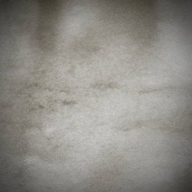 Eski toprak ve kirli lekelerle dolu bir arka plan. Boş eski kağıt çarşaf. Eski ve antika sanat konsepti. Karton, taş, beton ya da doğal mermer gibi desen. 