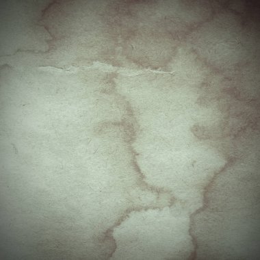 Eski toprak ve kirli lekelerle dolu bir arka plan. Boş eski kağıt çarşaf. Eski ve antika sanat konsepti. Karton, taş, beton ya da doğal mermer gibi desen