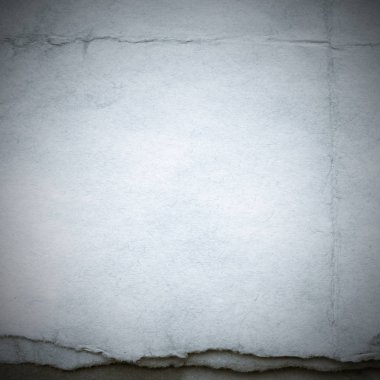 Eski toprak ve kirli lekelerle dolu bir arka plan. Boş eski kağıt çarşaf. Eski ve antika sanat konsepti. Karton, taş, beton ya da doğal mermer gibi desen 