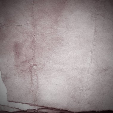 Eski toprak ve kirli lekelerle dolu bir arka plan. Boş eski kağıt çarşaf. Eski ve antika sanat konsepti. Karton, taş, beton ya da doğal mermer gibi desen.