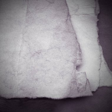 Eski toprak ve kirli lekelerle dolu bir arka plan. Boş eski kağıt çarşaf. Eski ve antika sanat konsepti. Karton, taş, beton ya da doğal mermer gibi desen. 