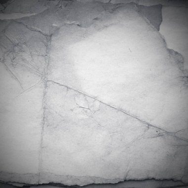 Eski toprak ve kirli lekelerle dolu bir arka plan. Boş eski kağıt çarşaf. Eski ve antika sanat konsepti. Karton, taş, beton ya da doğal mermer gibi desen. 