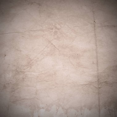 Eski toprak ve kirli lekelerle dolu bir arka plan. Boş eski kağıt çarşaf. Eski ve antika sanat konsepti. Karton, taş, beton ya da doğal mermer gibi desen