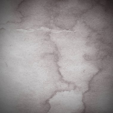 Eski toprak ve kirli lekelerle dolu bir arka plan. Boş eski kağıt çarşaf. Eski ve antika sanat konsepti. Karton, taş, beton ya da doğal mermer gibi desen.