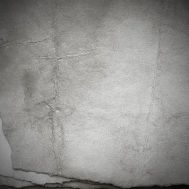 Eski toprak ve kirli lekelerle dolu bir arka plan. Boş eski kağıt çarşaf. Eski ve antika sanat konsepti. Karton, taş, beton ya da doğal mermer gibi desen.