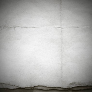 Eski toprak ve kirli lekelerle dolu bir arka plan. Boş eski kağıt çarşaf. Eski ve antika sanat konsepti. Karton, taş, beton ya da doğal mermer gibi desen. 