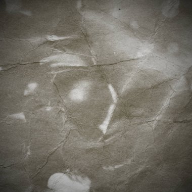 Eski toprak ve kirli lekelerle dolu bir arka plan. Boş eski kağıt çarşaf. Eski ve antika sanat konsepti. Karton, taş, beton ya da doğal mermer gibi desen. 