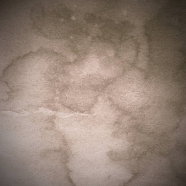 Eski toprak ve kirli lekelerle dolu bir arka plan. Boş eski kağıt çarşaf. Eski ve antika sanat konsepti. Karton, taş, beton ya da doğal mermer gibi desen