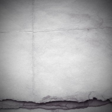 Eski toprak ve kirli lekelerle dolu bir arka plan. Boş eski kağıt çarşaf. Eski ve antika sanat konsepti. Karton, taş, beton ya da doğal mermer gibi desen. 