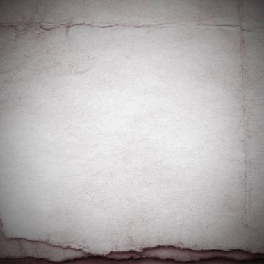 Eski toprak ve kirli lekelerle dolu bir arka plan. Boş eski kağıt çarşaf. Eski ve antika sanat konsepti. Karton, taş, beton ya da doğal mermer gibi desen.