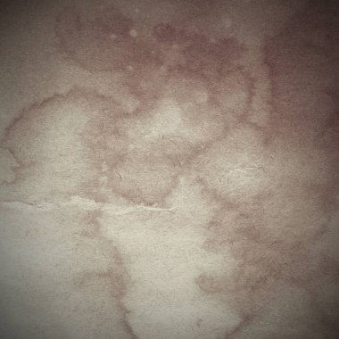 Eski toprak ve kirli lekelerle dolu bir arka plan. Boş eski kağıt çarşaf. Eski ve antika sanat konsepti. Karton, taş, beton ya da doğal mermer gibi desen.