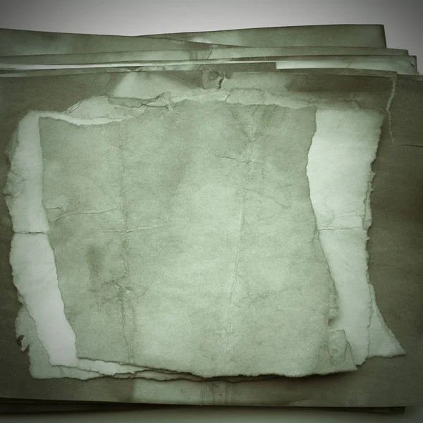 Старий Фон Пилом Брудними Плямами Порожній Старий Паперовий Лист Концепція — стокове фото