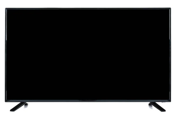 Modern Yüksek Çözünürlüklü Televizyon Lcd Düz Ekran Boş Siyah Renkli — Stok fotoğraf