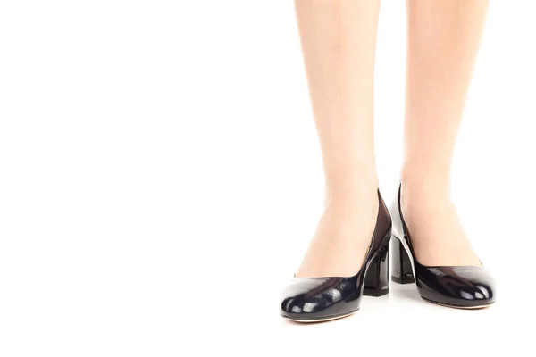 Des Chaussures Pour Femmes Longues Jambes Fines Féminines Portant Des — Photo