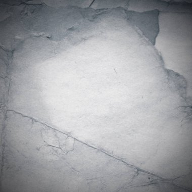 Eski toprak ve kirli lekelerle dolu bir arka plan. Boş eski kağıt çarşaf. Eski ve antika sanat konsepti. Karton, taş, beton ya da doğal mermer gibi desen. 