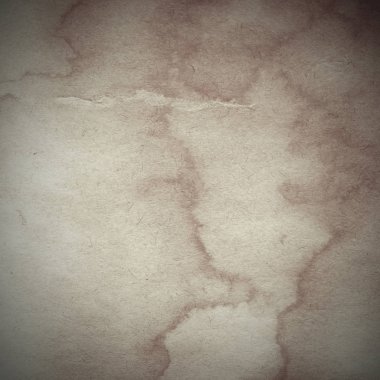 Eski toprak ve kirli lekelerle dolu bir arka plan. Boş eski kağıt çarşaf. Eski ve antika sanat konsepti. Karton, taş, beton ya da doğal mermer gibi desen.