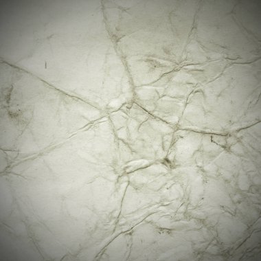 Eski toprak ve kirli lekelerle dolu bir arka plan. Boş eski kağıt çarşaf. Eski ve antika sanat konsepti. Karton, taş, beton ya da doğal mermer gibi desen.