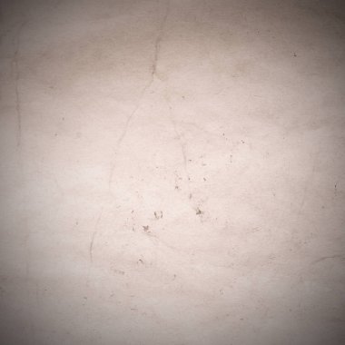 Eski toprak ve kirli lekelerle dolu bir arka plan. Boş eski kağıt çarşaf. Eski ve antika sanat konsepti. Karton, taş, beton ya da doğal mermer gibi desen