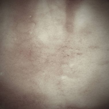 Eski toprak ve kirli lekelerle dolu bir arka plan. Boş eski kağıt çarşaf. Eski ve antika sanat konsepti. Karton, taş, beton ya da doğal mermer gibi desen.