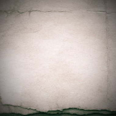 Eski toprak ve kirli lekelerle dolu bir arka plan. Boş eski kağıt çarşaf. Eski ve antika sanat konsepti. Karton, taş, beton ya da doğal mermer gibi desen 