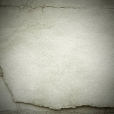 Eski toprak ve kirli lekelerle dolu bir arka plan. Boş eski kağıt çarşaf. Eski ve antika sanat konsepti. Karton, taş, beton ya da doğal mermer gibi desen.