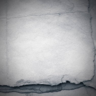 Eski toprak ve kirli lekelerle dolu bir arka plan. Boş eski kağıt çarşaf. Eski ve antika sanat konsepti. Karton, taş, beton ya da doğal mermer gibi desen. 