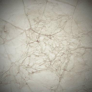 Eski toprak ve kirli lekelerle dolu bir arka plan. Boş eski kağıt çarşaf. Eski ve antika sanat konsepti. Karton, taş, beton ya da doğal mermer gibi desen.