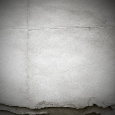 Eski toprak ve kirli lekelerle dolu bir arka plan. Boş eski kağıt çarşaf. Eski ve antika sanat konsepti. Karton, taş, beton ya da doğal mermer gibi desen.