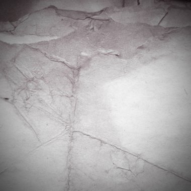 Eski toprak ve kirli lekelerle dolu bir arka plan. Boş eski kağıt çarşaf. Eski ve antika sanat konsepti. Karton, taş, beton ya da doğal mermer gibi desen.