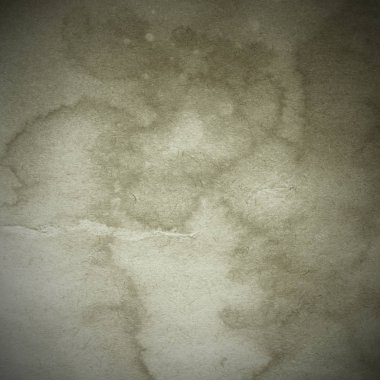 Eski toprak ve kirli lekelerle dolu bir arka plan. Boş eski kağıt çarşaf. Eski ve antika sanat konsepti. Karton, taş, beton ya da doğal mermer gibi desen.