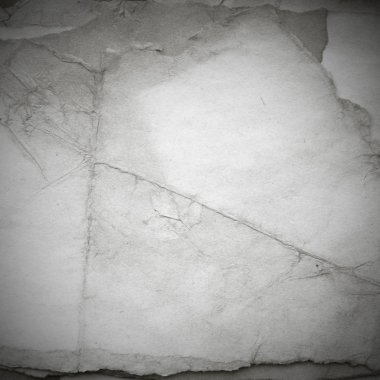 Eski toprak ve kirli lekelerle dolu bir arka plan. Boş eski kağıt çarşaf. Eski ve antika sanat konsepti. Karton, taş, beton ya da doğal mermer gibi desen.