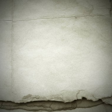 Eski toprak ve kirli lekelerle dolu bir arka plan. Boş eski kağıt çarşaf. Eski ve antika sanat konsepti. Karton, taş, beton ya da doğal mermer gibi desen.